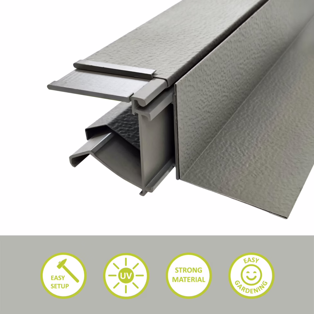 Lawn Edging 75 cm straight - stable bed & lawn edging | AdamGard - Image 4